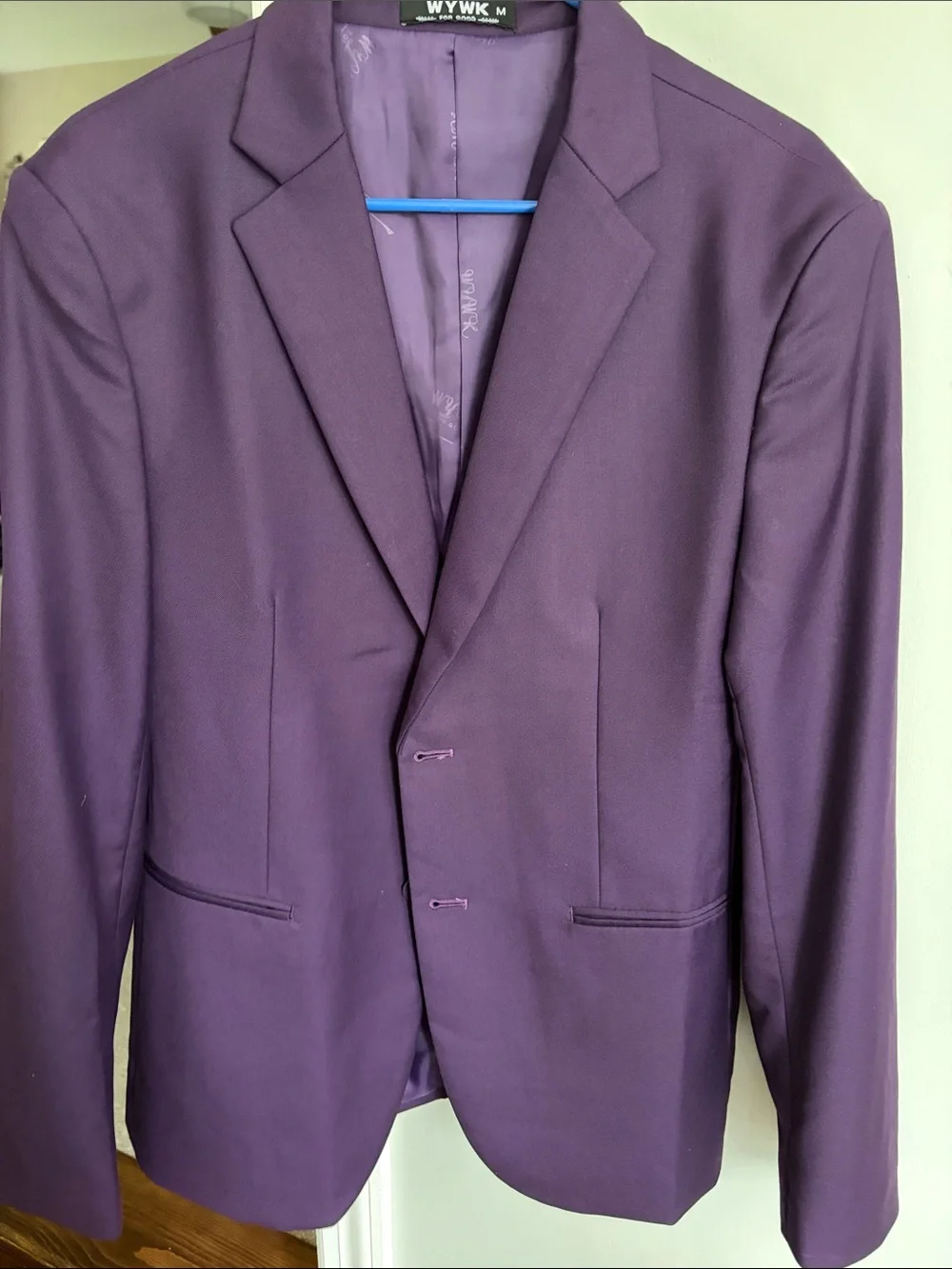 New Men's Purple Blazer – Tailored Modern Fit medium /38R Clemson
